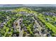 A sprawling neighborhood is showcased in an aerial view surrounded by lush greenery at 11932 W 56Th Cir, Arvada, CO 80002