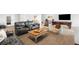 Finished basement featuring a comfortable seating area with plush sofas, a pool table, and recessed lighting at 15640 Spruce St, Thornton, CO 80602