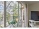 Balcony features outdoor seating with a view of lush greenery at 9510 E Florida Ave # 3055, Denver, CO 80247