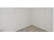 Empty closet with shelving ready for storage and organization at 9332 Bahama Ct, Commerce City, CO 80022