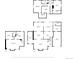 Comprehensive overview of all floors, including basement, first floor, and second floor layouts and dimensions at 629 Bellaire St, Denver, CO 80220