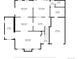Detailed first-floor plan showcasing living spaces, kitchen, office, and garage layout at 629 Bellaire St, Denver, CO 80220