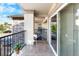 Cozy balcony with black metal railings offering a view of the surrounding neighborhood at 875 E 78Th Ave # 21, Denver, CO 80229