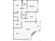 Detailed floor plan showing layout of primary bedroom, living room, kitchen, office, bathrooms and laundry room at 875 E 78Th Ave # 21, Denver, CO 80229
