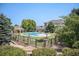 Community pool and lounge area, perfect for relaxation and recreation at 9434 Ashbury Cir # 204, Parker, CO 80134