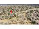 Wide aerial panorama showing a residential area nestled among mature trees and parklands, offering a peaceful community atmosphere at 3014 E Fremont Dr, Centennial, CO 80122