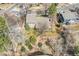 Aerial view of a home's backyard with a patio and landscaping at 3014 E Fremont Dr, Centennial, CO 80122