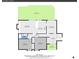 Floorplan depicting the layout of the home's main level featuring 2 bedrooms, living room, and kitchen at 3014 E Fremont Dr, Centennial, CO 80122