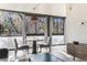 Sun-filled dining space with large windows showcases the outdoors at 1050 N Corona St # 206, Denver, CO 80218