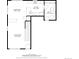 Floor plan featuring the living room, dining area, kitchen, and utility room at 5017 Ceylon St, Denver, CO 80249