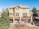 Exterior of two-story home featuring large deck and outdoor living at 3125 Starling Ct, Castle Rock, CO 80109