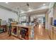 Functional basement featuring a workbench and ample storage space at 3125 Starling Ct, Castle Rock, CO 80109