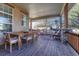 Relaxing covered deck perfect for outdoor dining and lounging with comfortable seating at 3125 Starling Ct, Castle Rock, CO 80109