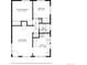 Detailed floor plan showcasing the layout with measurements for each room including bedrooms and the kitchen at 4787 Carr St, Wheat Ridge, CO 80033