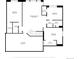 Basement floor plan showcases bedrooms, recreation area, and storage at 1658 Glade Gulch Rd, Castle Rock, CO 80104