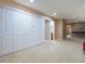 Finished basement area with storage closet and plenty of open space at 16084 E Lehigh Cir, Aurora, CO 80013