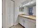 Bathroom with granite countertop and updated vanity at 1723 Robb St # 31, Lakewood, CO 80215