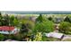 Residential neighborhood with mature trees and houses with varying roof styles and colors at 962 S Beech St, Lakewood, CO 80228