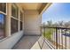 Private balcony with views of the surrounding neighborhood at 2851 W 52Nd Ave # 208, Denver, CO 80221