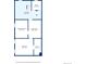 Detailed floor plan showcasing the layout of the home's second floor at 3946 Perry St, Denver, CO 80212
