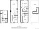 Detailed floor plan showcasing layout of a multi-level home with labeled rooms and dimensions at 4913 Lowell Blvd # 103, Denver, CO 80221