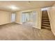 Finished basement with neutral carpet and ample space at 3569 W 89Th Ave, Westminster, CO 80031