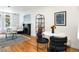 Small dining area with a round table and black chairs at 1415 E 16Th Ave # 1/2, Denver, CO 80218