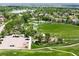 Aerial view of park including baseball field, parking and walking paths at 5674 S Ingalls St, Littleton, CO 80123