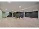 Spacious finished basement with carpeting and recessed lighting at 6482 S Cedar St, Littleton, CO 80120