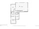 Basement blueprint featuring bedroom, bathroom, utility closet, laundry room, and unfinished space at 179 N Prairie Falcon Pkwy, Brighton, CO 80601