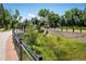 Beautifully landscaped community with walking paths, a bridge and an abundance of greenery at 2938 Kalmia Ave # 6, Boulder, CO 80301