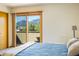 Comfortable bedroom with balcony offering an amazing scenic view at 2938 Kalmia Ave # 6, Boulder, CO 80301