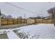 A spacious backyard with a wooden fence and a shed at 3532 N Vine St, Denver, CO 80205