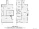 Two-story floorplan featuring kitchen, living room, dining area, bedrooms, and bathrooms at 3532 N Vine St, Denver, CO 80205