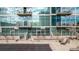 Modern condominium building with sleek glass windows and private balconies overlooking the pool at 1700 Bassett St # 820, Denver, CO 80202