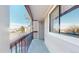 Private balcony overlooking parking lot at 8625 Clay St # 227, Westminster, CO 80031