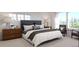 Serene bedroom featuring a comfortable bed, soft lighting, and a peaceful ambiance at 3877 Bahn Ct, Evergreen, CO 80439