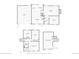 Detailed floor plan of the first and second floors, including the basement at 7153 S Cody Cir, Littleton, CO 80128