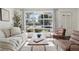 Bright living room with hardwood floors, large windows, and stylish decor at 1431 S Glencoe St, Denver, CO 80222