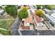 A high angle of homes in the area showing the driveways and parking available at 8509 Colorado Ct, Denver, CO 80229