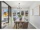 Bright dining area with backyard view at 4140 S Inca St, Englewood, CO 80110