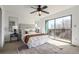 Bright main bedroom with walkout to a sunny balcony at 6758 W Louisiana Pl, Lakewood, CO 80232