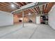 Large unfinished basement with utilities visible, offering ample potential for finishing at 8054 E 152Nd Dr, Thornton, CO 80602