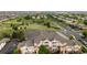 Aerial view showcases a well-planned residential area with a park and easy access to neighborhood streets at 5745 N Genoa Way # 306, Aurora, CO 80019