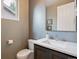 Stylish powder room with sleek vanity, modern fixtures, and a minimalist design at 4220 Quitman St, Denver, CO 80212