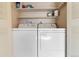 Convenient laundry room with washer and dryer at 14000 E Linvale Pl # 107, Aurora, CO 80014