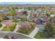 Aerial view of the property and neighborhood, showcasing the home's location within a well-maintained community at 4544 W 65Th Ave, Arvada, CO 80003