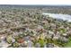 Aerial view of the neighborhood, displaying tree-lined streets, diverse homes, and a peaceful suburban setting at 4544 W 65Th Ave, Arvada, CO 80003