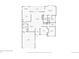Detailed floor plan showcasing the layout of this home, including the kitchen, living room, and primary bedroom at 16550 Antero Cir, Broomfield, CO 80023