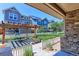 View of the street from the porch, highlighting the community's landscaping and curb appeal at 13713 Raritan Ln, Broomfield, CO 80023